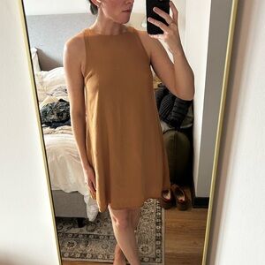 Camel Short Dress Miou Muse
